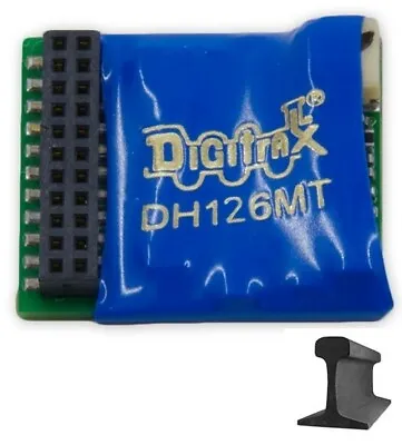 Digitrax DH126MT ~ New 2024 ~ 1.5 Amp DCC Decoder ~ HO Scale ~ 21 Pin Plug • $23.62
