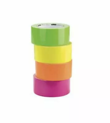 3M Neon Tape Strong Duct Tape Duck Tape Orange Green Yellow Pink Outdoor Glow UV • £99.99