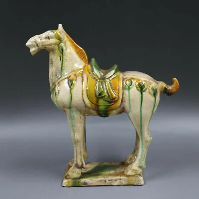 £42.72 • Buy 8  Tang Tri-Color Glazed Ceramics War Horse Porcelain China Handwork Old 