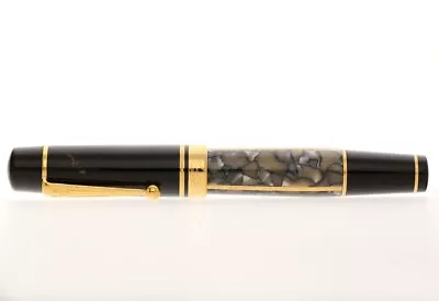 Mont Blanc Writers Edition Alexandre Dumas Fountain Pen 18K Nib Black+Gold+Boxes • $995