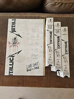 Metallica Live Shit: Binge & Purge 3 VHS & Picture Book (91-92) • $15