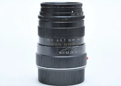 Leica Leiez Wetzlar ELMARIT 90mm F/2.8 Lens M Mount 2832341 • $299.99