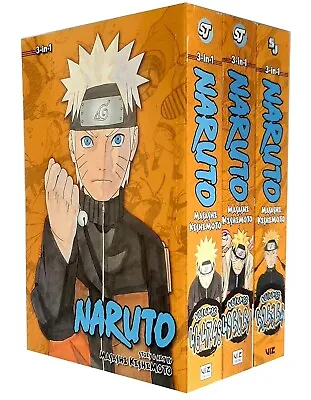 Naruto Ombnibus (3-in-1 Edition) Vol.16-18 Collection 3 Books Set Vols.46 - 54 • £22.99