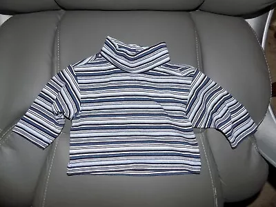 Mulberribush Striped Turtleneck Shirt Size 6m Boy's New • $14.79