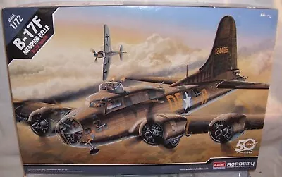 Academy B-17f Memphis Belle Wwii Aircraft Model Kit 1:72 12495 • $34.99