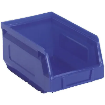 48 PACK Blue 105 X 165 X 85mm Plastic Storage Bin - Warehouse Parts Picking Tray • £157.49