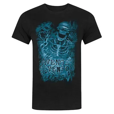 Avenged Sevenfold T-Shirt Chained Skeleton Band New Black Official • £14.95