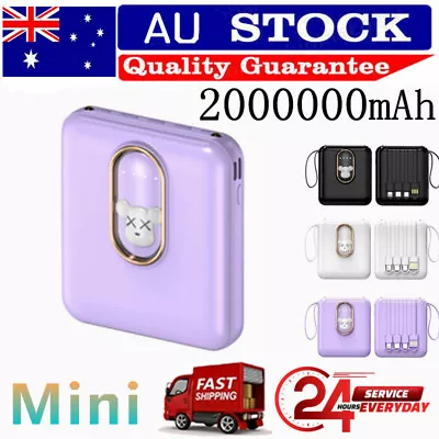 $19.99 • Buy 2000000mAh Power Bank Fast Charger Battery Pack Portable For Mobile Phone 2023