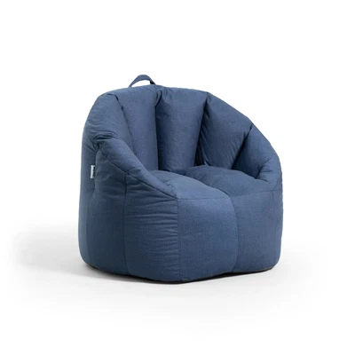 $67.97 • Buy Milano Bean Bag Chair Microsuede Soft Cover, Cobalt Lenox Denim