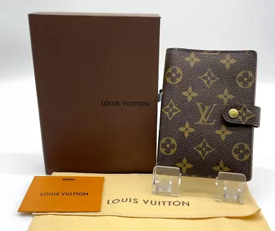 Authentic Louis Vuitton Monogram Agenda PM R20005 Notebook W/Box NS040056 • £18.07