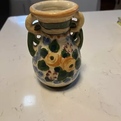 Vintage Moriyama Bud Vase Hand Painted 1930s Japan 6  • $44