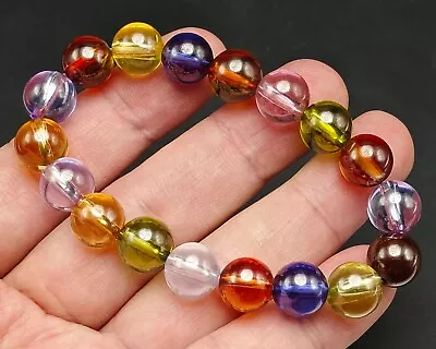 10mm Mystic Multi Color Naga Eye LP Somporn Fetish Bracelet Thai Amulet #aa3743 • $45.02