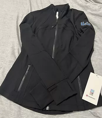 LULULEMON UCLA ..HTF Define  Jacket Black Size 10 Brand New With Tags. • £366.24