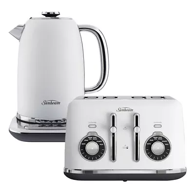 Sunbeam Alinea Select Kettle & Toaster Pack- White • $322.45