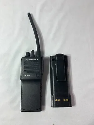 Motorola HT1000 H01KDC9AA3DN VHF Radio W/ Battery • $65