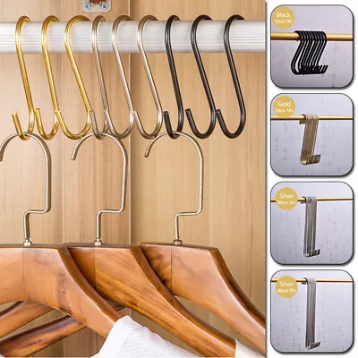 Stainless Steel S Hooks Kitchen Meat Pan Utensil Clothes Hanger Hanging Organize • $3.45