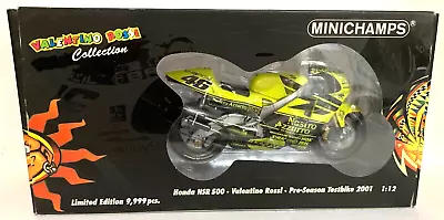 Minichamps 122 016946 - Valentino Rossi - Honda NSR 500 - Testbike 2001 - 1:12. • £59.99