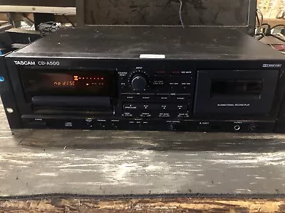 Vintage Tascam Cd-a500 Cd Cassette Player Tape Deck Recorder • $180