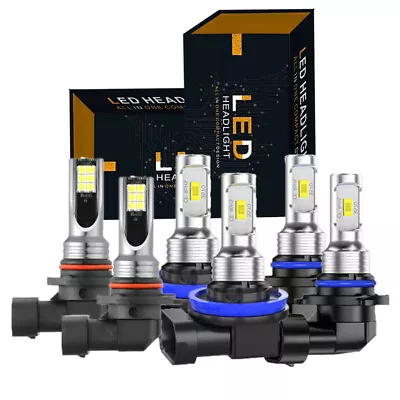 For Mazda CX-9 2007-2012 Combo LED Headlight High Low Beam + Fog Light Bulbs Kit • $35.99