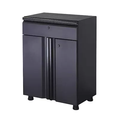 Husky Regular Duty Welded 24-Gauge Steel 1-Drawer 2-Door Garage Base Cabinet • $280