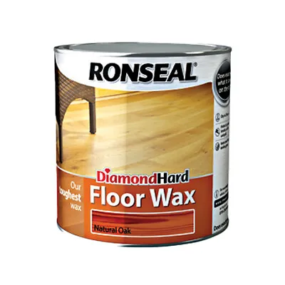 Ronseal Diamond Hard Floor Wax Natural / Natural Oak - 2.5L • £49.99