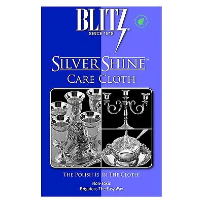 Blitz Sterling Silvershine Silver Polishing & Cleaning Care Cloth • $3.95