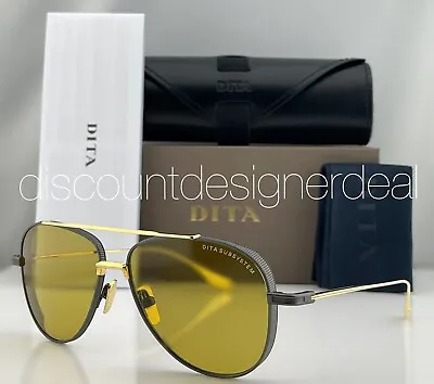 $399.99 • Buy DITA SUBSYSTEM Aviator Sunglasses Gold Gray Frame Light Ember Lenses DTS141-A-02