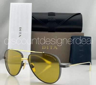 $399.99 • Buy DITA SUBSYSTEM Aviator Sunglasses Gold Gray Frame Light Ember Lenses DTS141-A-02