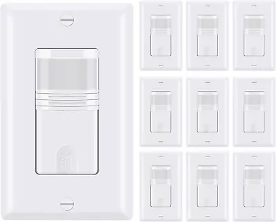 ECOELER Motion Sensor Light Switch Occupancy & Vacancy Model Motion Activated • $17.11