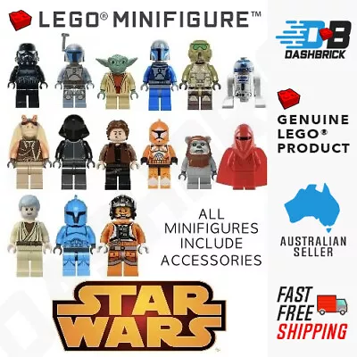 $10.90 • Buy Genuine LEGO® Minifigure - STAR WARS Themed Minifigure - Includes Accessories 