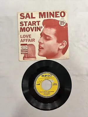 SAL MINEO: Start Movin' / Love Affair EPIC 7  Single 45 RPM • $4.99