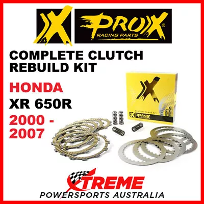 ProX Honda XR650R XR 650R 2000-2007 Complete Clutch Rebuild Kit 16.CPS16000 • $255.95