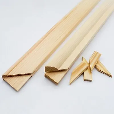 Canvas Stretcher Bars Frames UK Pine 18 And 38mm Thick Sold By Pair Best Price • £5.99