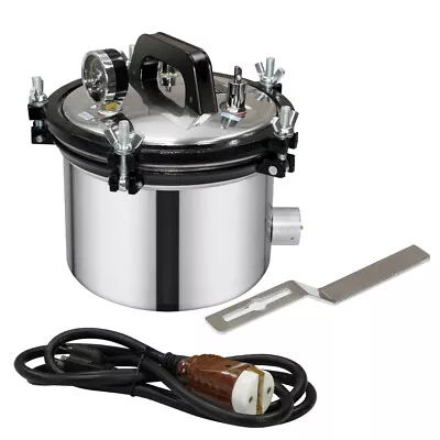 USA 8L Portable Steam Autoclave Sterilizer Dental Equipment 110V  In Stock • $138.99