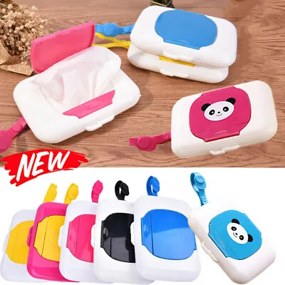 Baby Travel Wipe Case Child Wet Wipes Box Changing Dispenser Storage Holder • £8.71