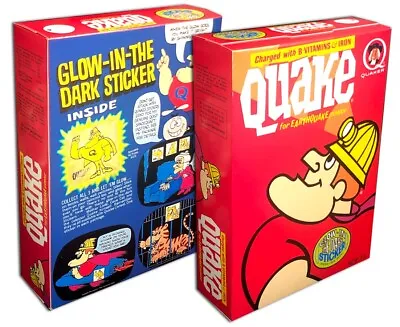 Quaker QUAKE [Miner] Cereal BOX (BOX ONLY!) • $19