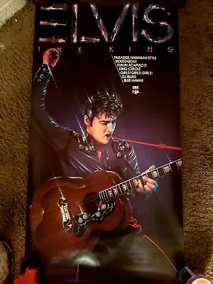 Elvis Presley Beautiful Concert Lobby Poster 1975  Wow • $49