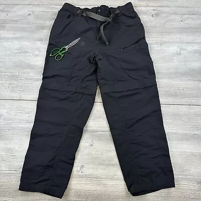 The North Face Pants Mens Large Black Convertible Zip Hip Cargo Hike Belt Fish • $20