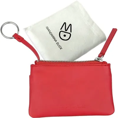 MANDARINA DUCK Ladies Key Case Extra Large Key Bag Folder XL Leather • $51.26