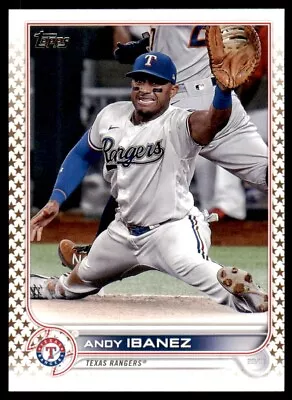 2022 Topps Gold Star Series Two Andy Ibanez Texas Rangers #383 • $1.99