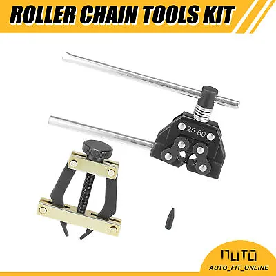 Roller Chain Tools Kit 25-60 Chain Detacher Breaker Tool Custom For Bicycle Bike • $24.49