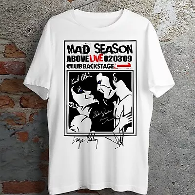 Rare Mad Season Above Album Shirt New Rare Black S-2345XL Tee C583 • $15.99