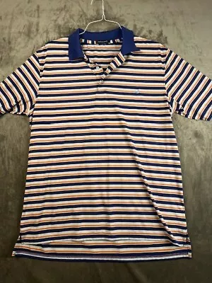 Southern Marsh Shirt Mens L Large Golf Polo Striped Performance Stretch Duck • $16.99