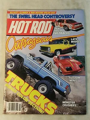 Hot Rod Car Magazine Feb 1986 Vol 39 No 2 Monster Trucks Custom Nascar Elliott • $15.46