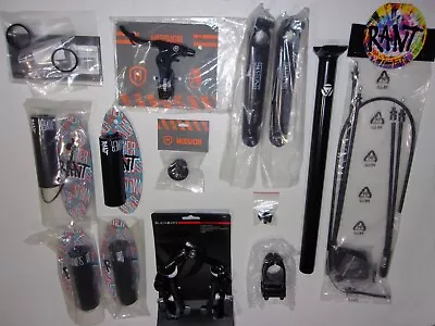 NEW BMX Parts Street Park Flatland HARO MISSION RANT Pegs Seatpost Brakes Cranks • $149