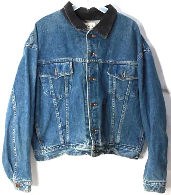 Vintage Marithe Francois Girbaud Blue Denim Jacket - Men’s Size Large • $79.99