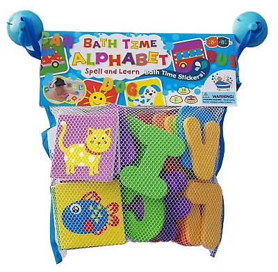 Bath Time Stickers Alphabet Spell And Learn Kids Activity Toys NEW • $26.95