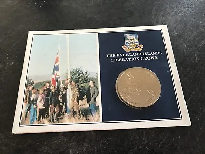 1982 Falklands Islands 50p Liberation Crown Coin 14th June 1982 Uncirculated • £25