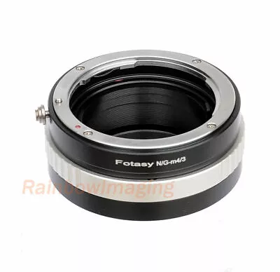 Nikon G AFS Lens To Micro M4/3 M4/3 Camera Adapter Aperture Control Ring • $16.14