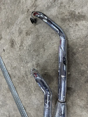 $189.99 • Buy 06-09 VSTAR 1100 Silverado FULL EXHAUST SYSTEM HEADER PIPES MUFFLER SLIP ON